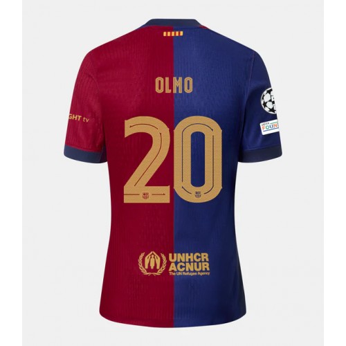 Moški Nogometni dresi Barcelona Dani Olmo #20 Domači 2024-25 Kratek Rokav